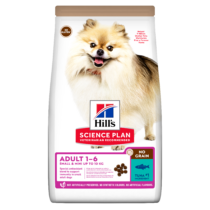 605384 SP Canine Adult Small _ Mini No Grain Tuna Dry 3D Full Front EU