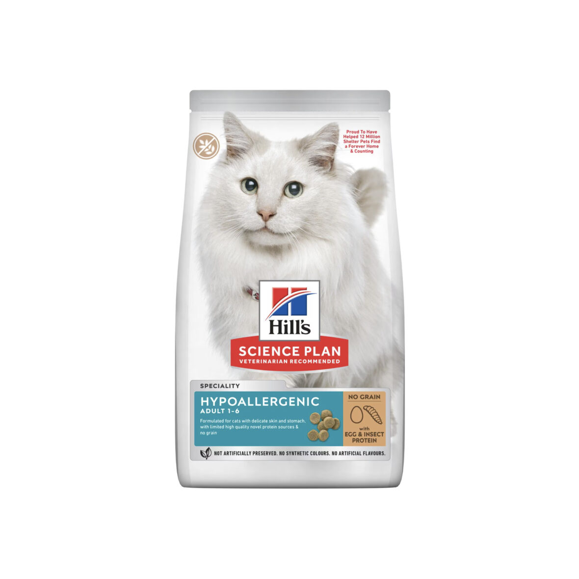 Science Plan Feline Adult Hypoallergenic Huevo e Insectos