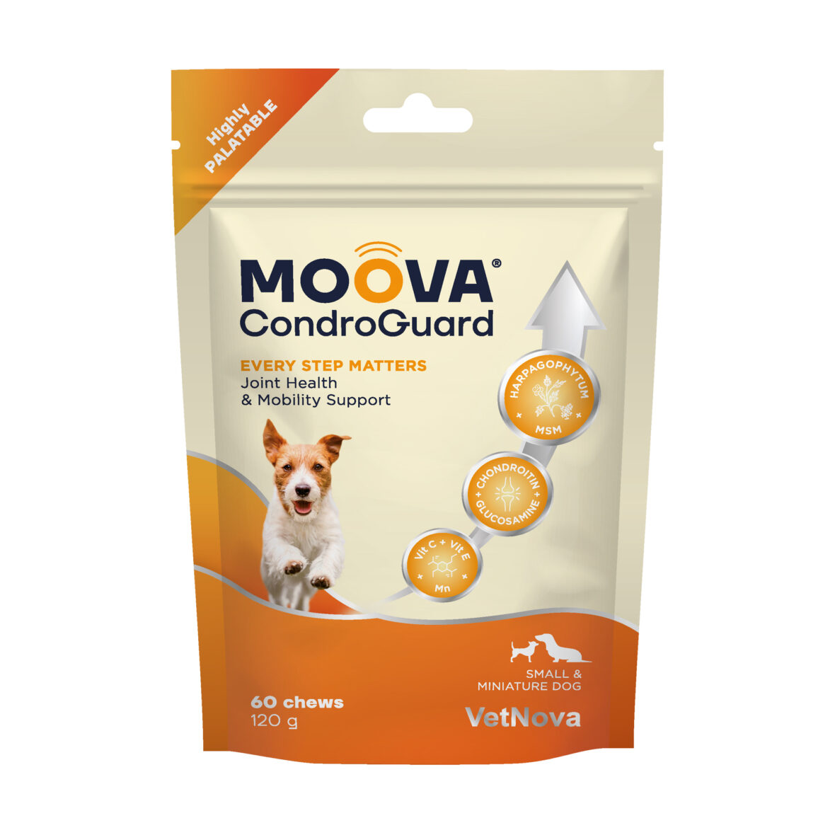 MOOVA® CondroGuard Small & Miniature dogs 60 chews