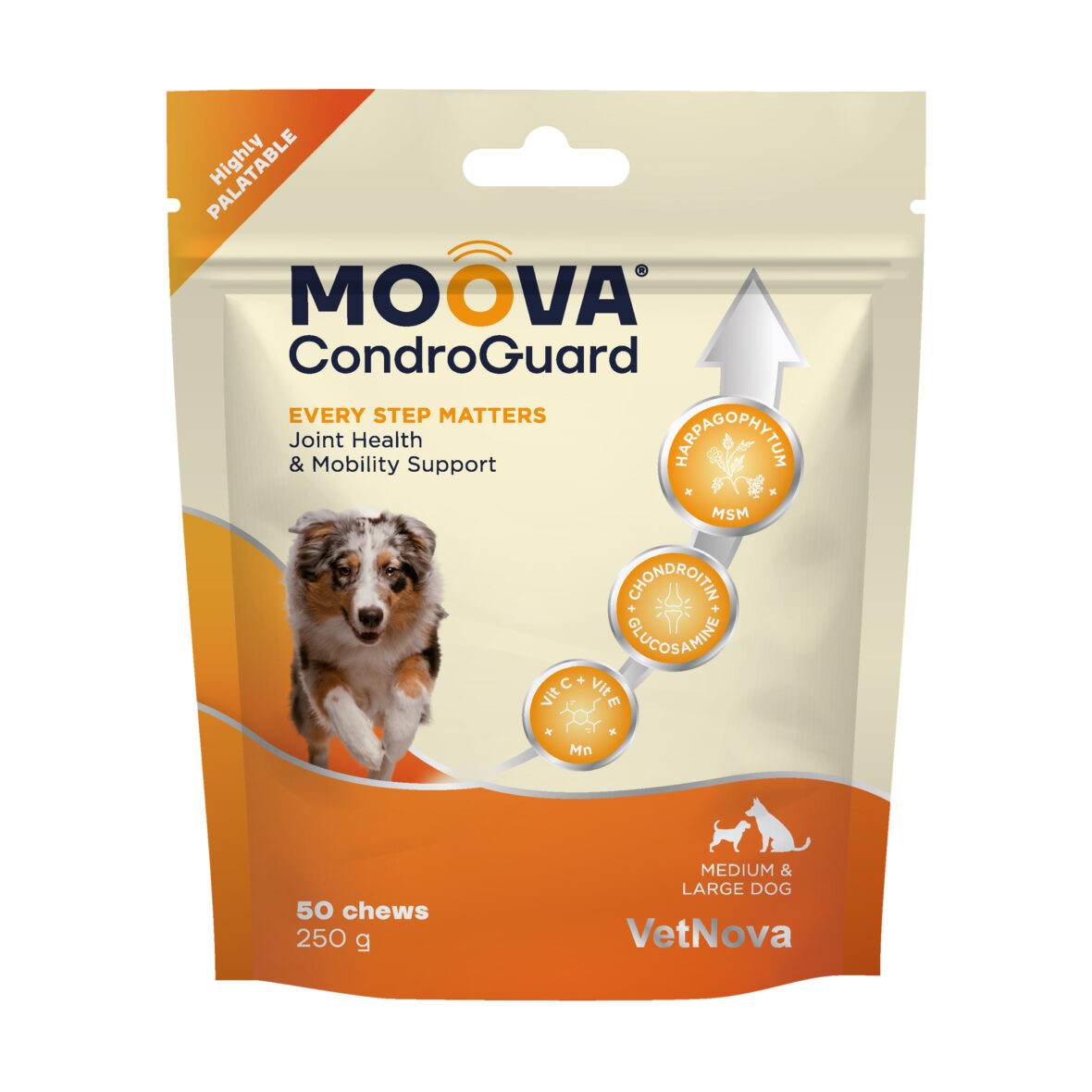 MOOVA® CondroGuard Medium & Large dogs 50 chews